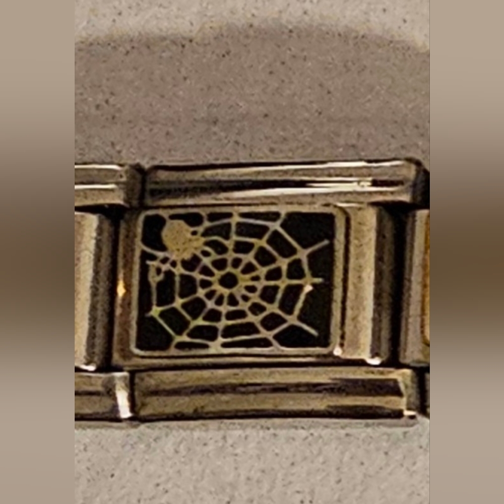 Spider Web Italian Charm
